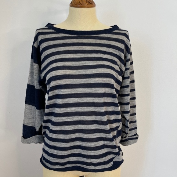 Juicy couture striped sweater 100% alpaca wool size small - Picture 1 of 12